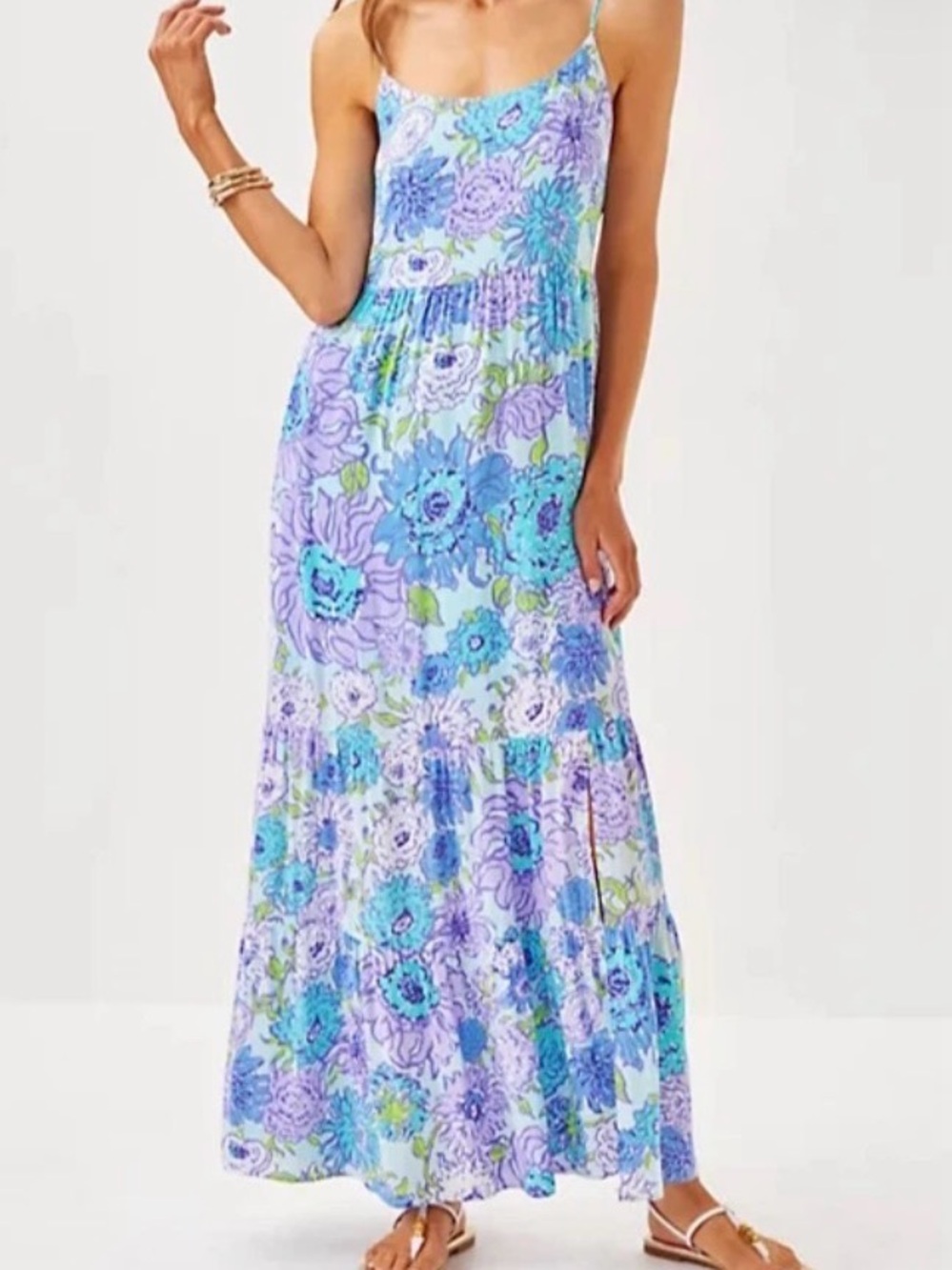 Lilly Pulitzer Teresa Spaghetti-Strap Maxi Dress NWT